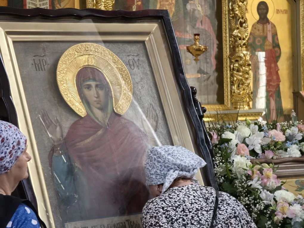 Икона Божией Матери "Нерушимая стена" будет пребывать в Успенском кафедральном соборе д...