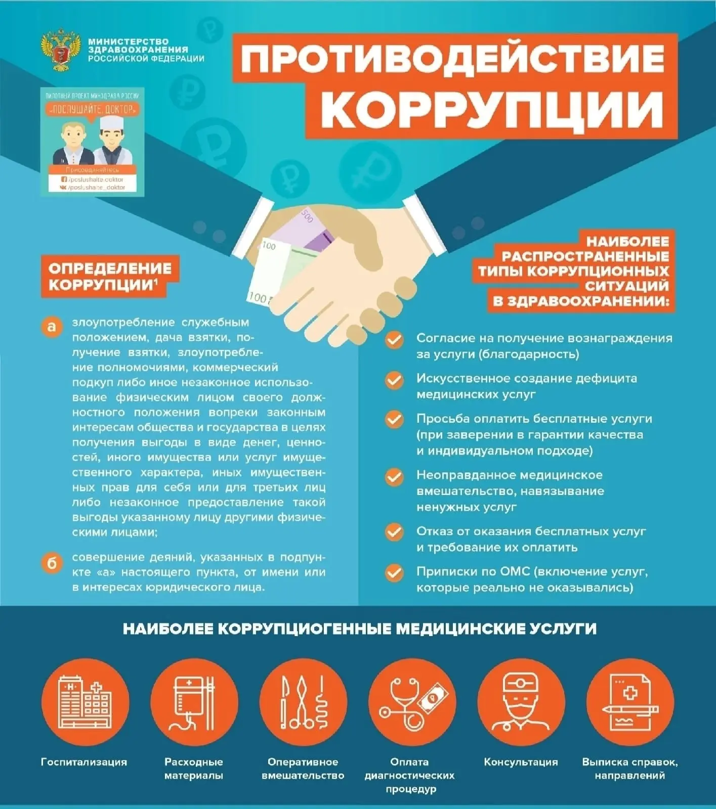 ⛔Особое внимание в Тетюшской ЦРБ уделяется противодействию коррупции!