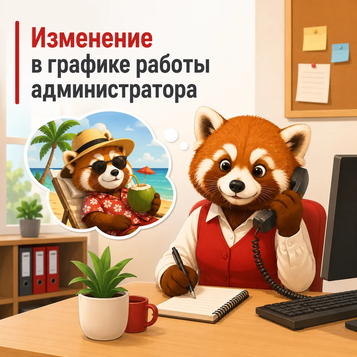 📌 Напоминаем о графике работы офиса Сервисной компании