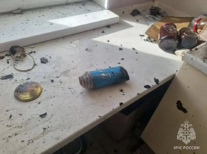 😀 В это трудно поверить, но взрыв газового баллона в квартире устроил кот