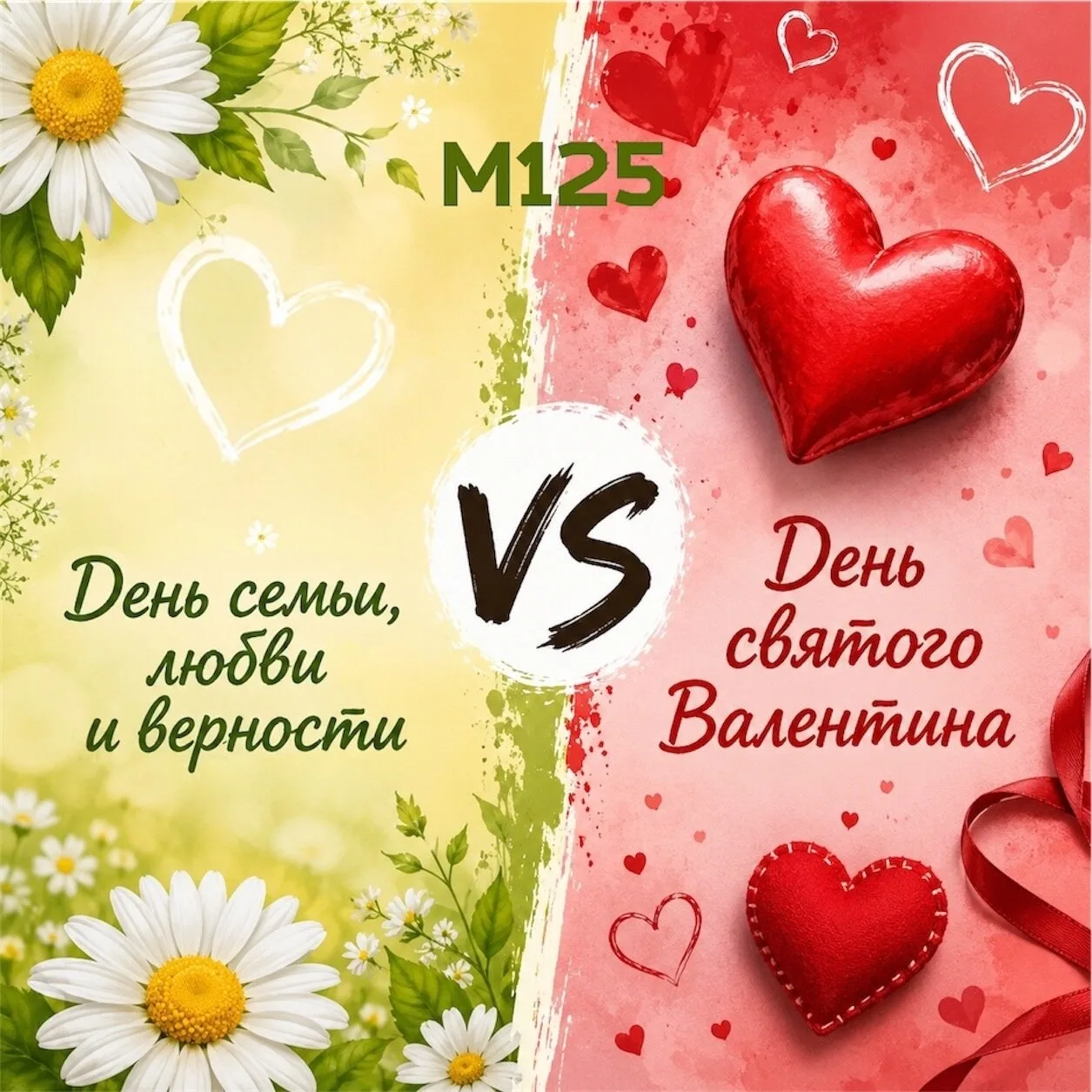 День семьи, любви и верности или День святого Валентина? 💘