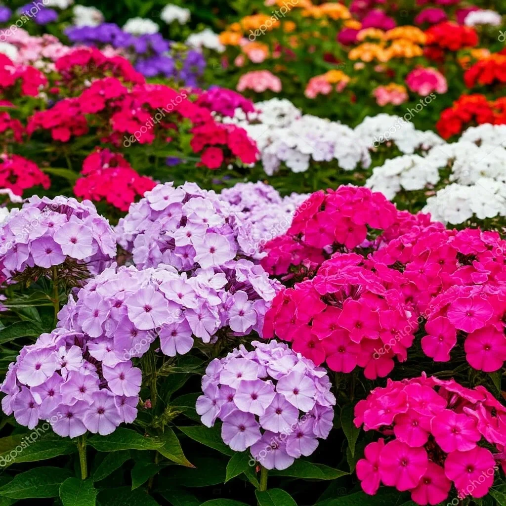 Клумба из флоксов: как добиться непрерывного цветения до самых заморозков 🌸