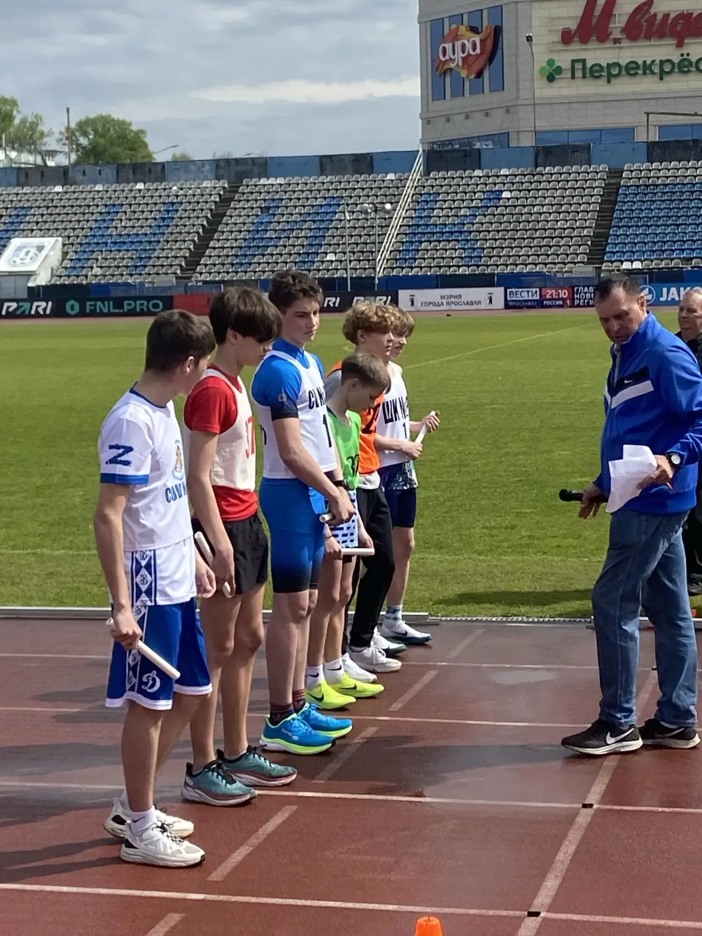 🔥Бодрое начало дня!  Сегодня утром на стадионе «Шинник» наша сборная школы № 31 приняла участие в тр
