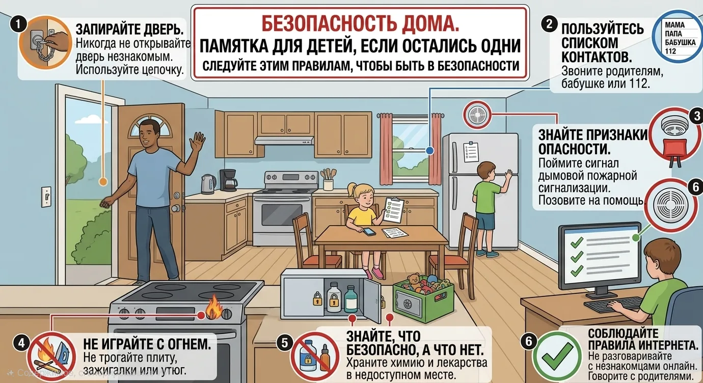 Безопасные каникулы - это знать, что можно делать одному, а что — только со взрослыми.