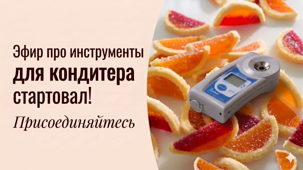 🔥Мы в прямом эфире! Включайтесь 🔴

 Хватит работать на глаз и гадать, застынет десерт или потечет.