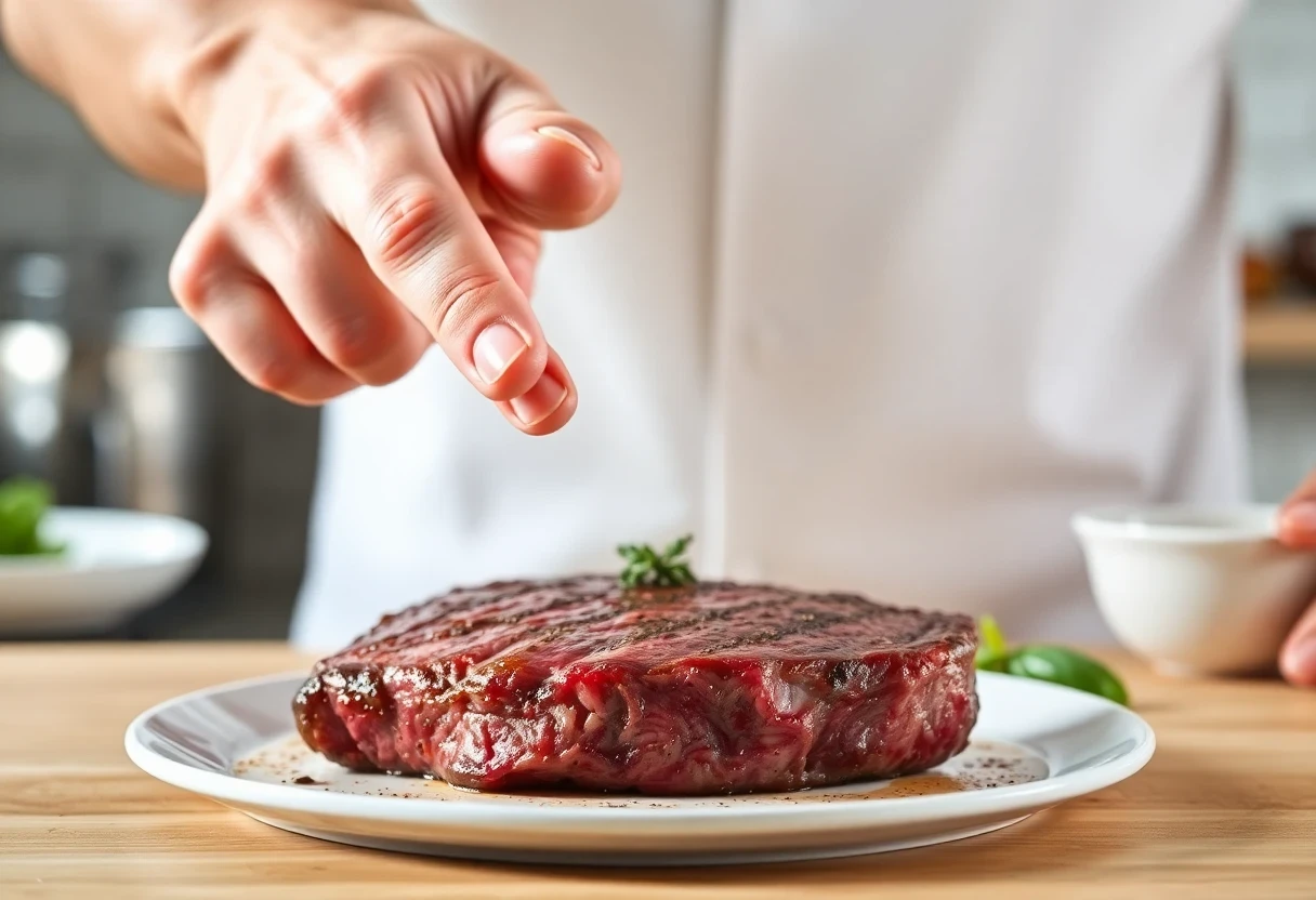 🥩 Проверка готовности мяса на ощупь без термометра