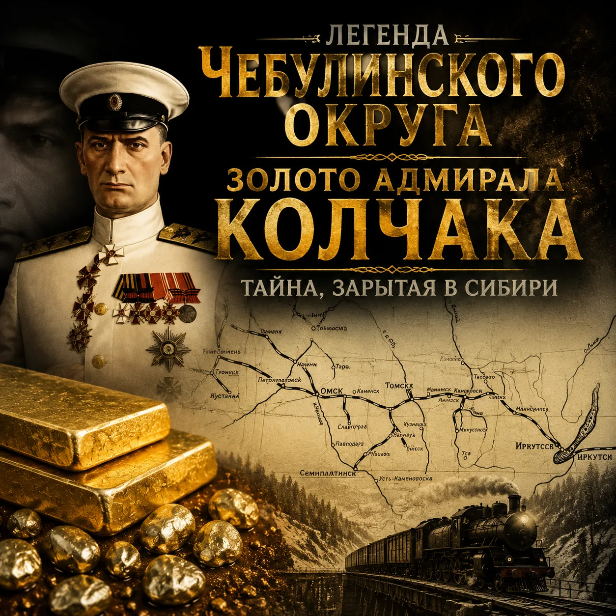 "Золото адмирала Колчака: Тайна, зарытая в сибирской тайге"
