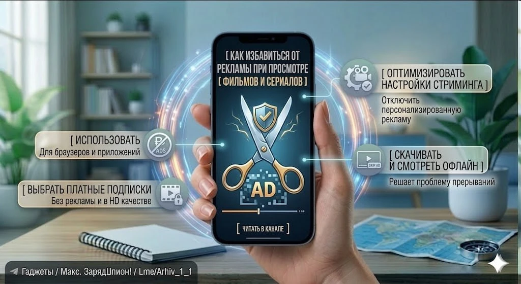 📱Как избавиться от рекламы при просмотре фильмов и сериалов  Если вас тоже бесит то, что вы хотите п