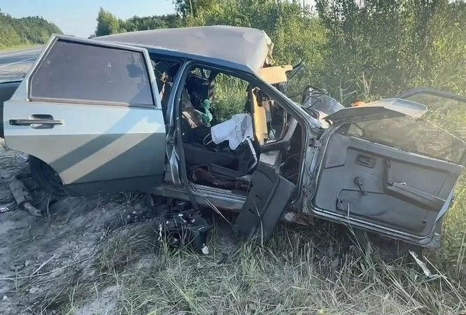 В Сургутском районе на трассе произошла авария, в результате которой погибли два человека.