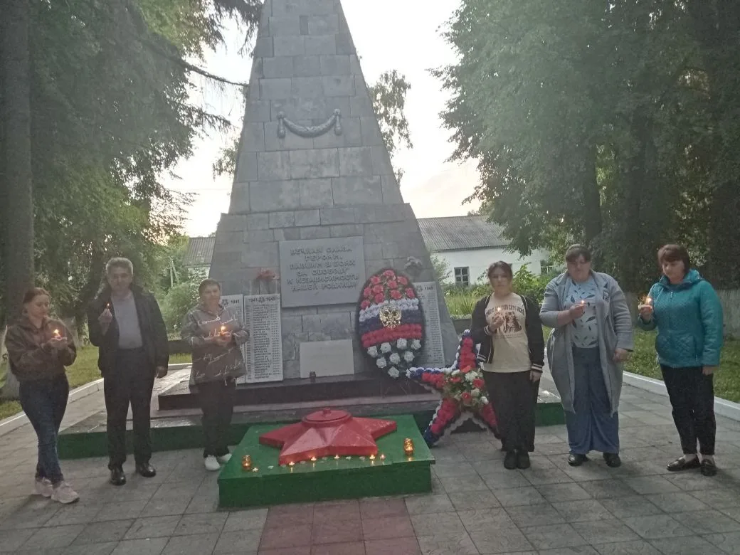 22 июня, ровно в 04:00 утра, сотрудники Никольского КДЦ и жители с. Никольское приняли участие во Вс