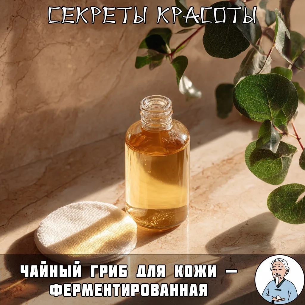 Зачем кореянки умываются чайным грибом