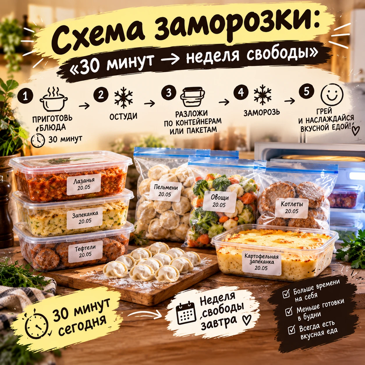 РУБРИКА "ЛЕНИВАЯ КУХНЯ" 😜
