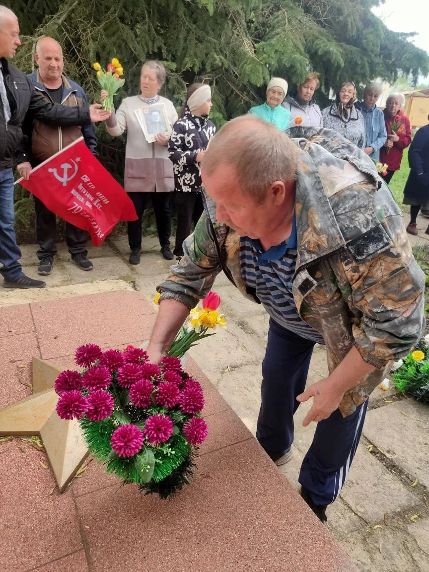 9 мая в селе Черемухово прошел торжественный митинг -возложение "Во век нам этой даты н...
