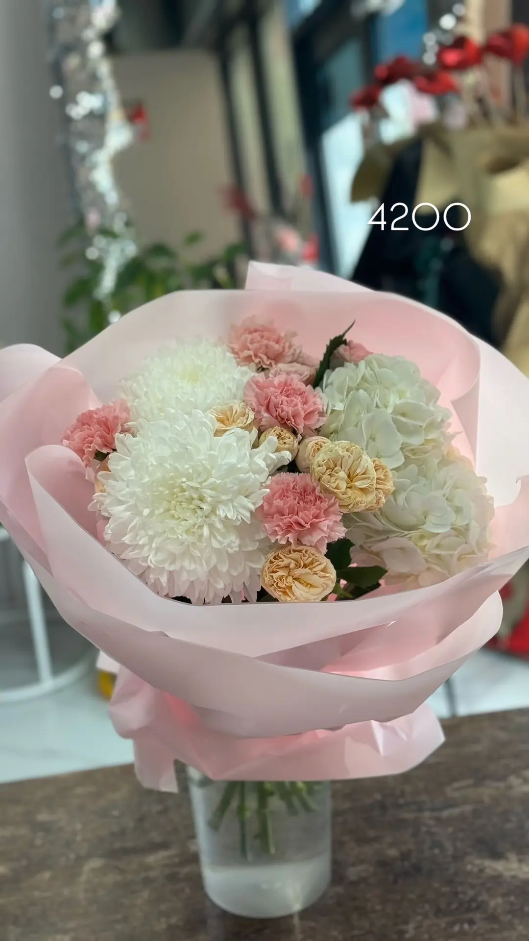 Подборка букетов на витрине🩷