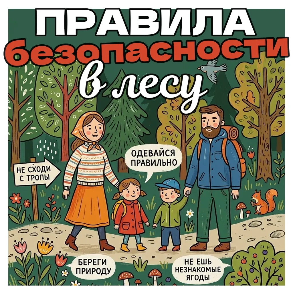 🌿 Лес манит: грибы, ягоды, тропинки, тишина… Но даже на знакомой полянке могут поджида...