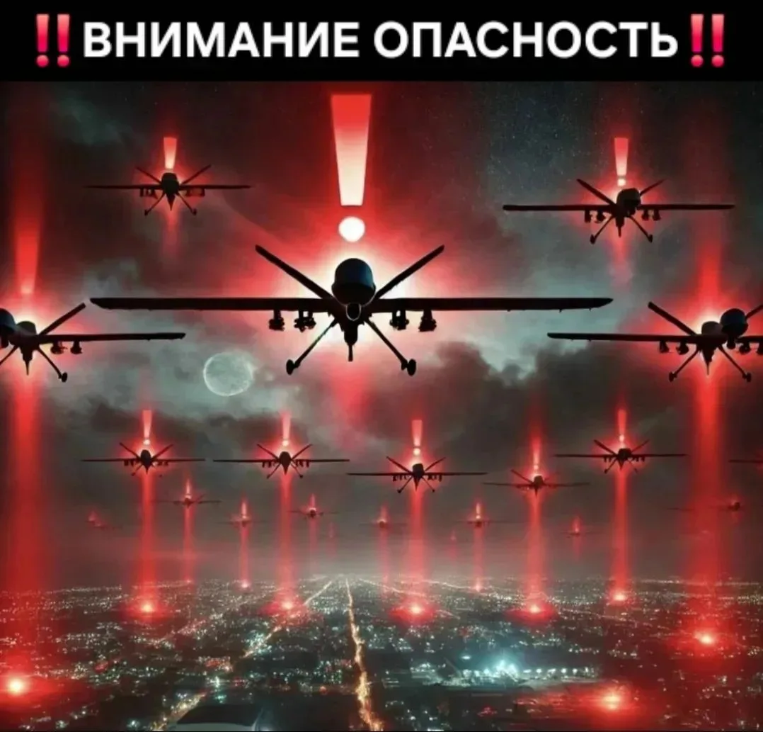 ⚡️ БЕСПИЛОТНАЯ ОПАСНОСТЬ в Рязанской области!