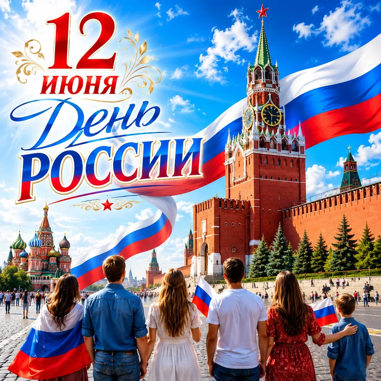 12 июня — День России!

Этот день символизирует единство нашего многонационального народа, многовеко
