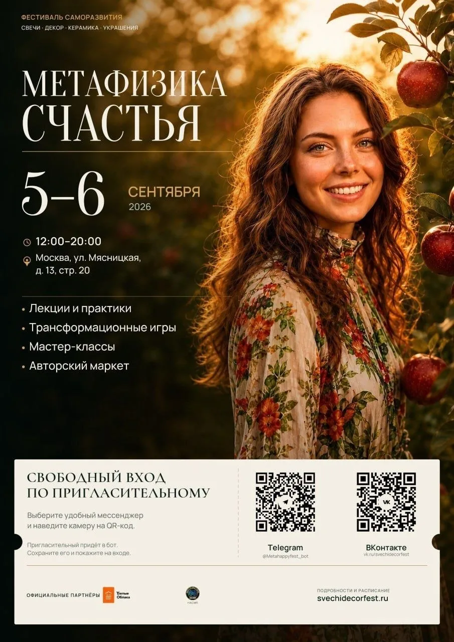 Уже в эти выходные участвуем в фестивале "Метафизика счастья" ❤️