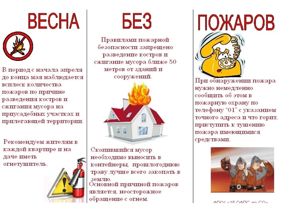 🔥 Осторожно, пожар! Весна и лето – время повышенной опасности! 🔥

Уважаемые жители!‼️

🌞С приходо