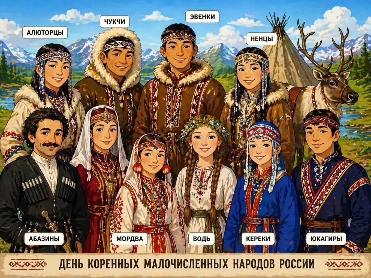 🌟 30 апреля в России впервые отмечают новый праздник – День коренных малочисленных народов!  Его учр