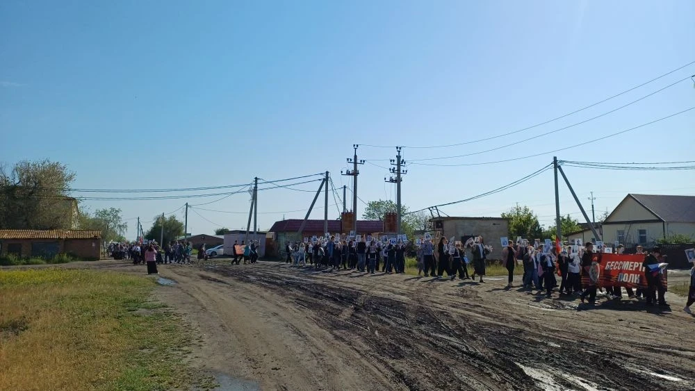 В минувшую субботу 9 мая, в селе Трудфронт учащиеся, родители, педагоги и жители села с гордостью пр