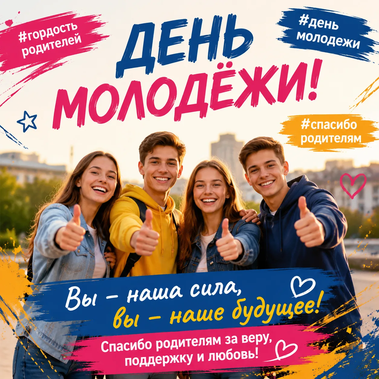 Акция "Спасибо родителям": Благодарность от главного врача и всего коллектива за сердца...