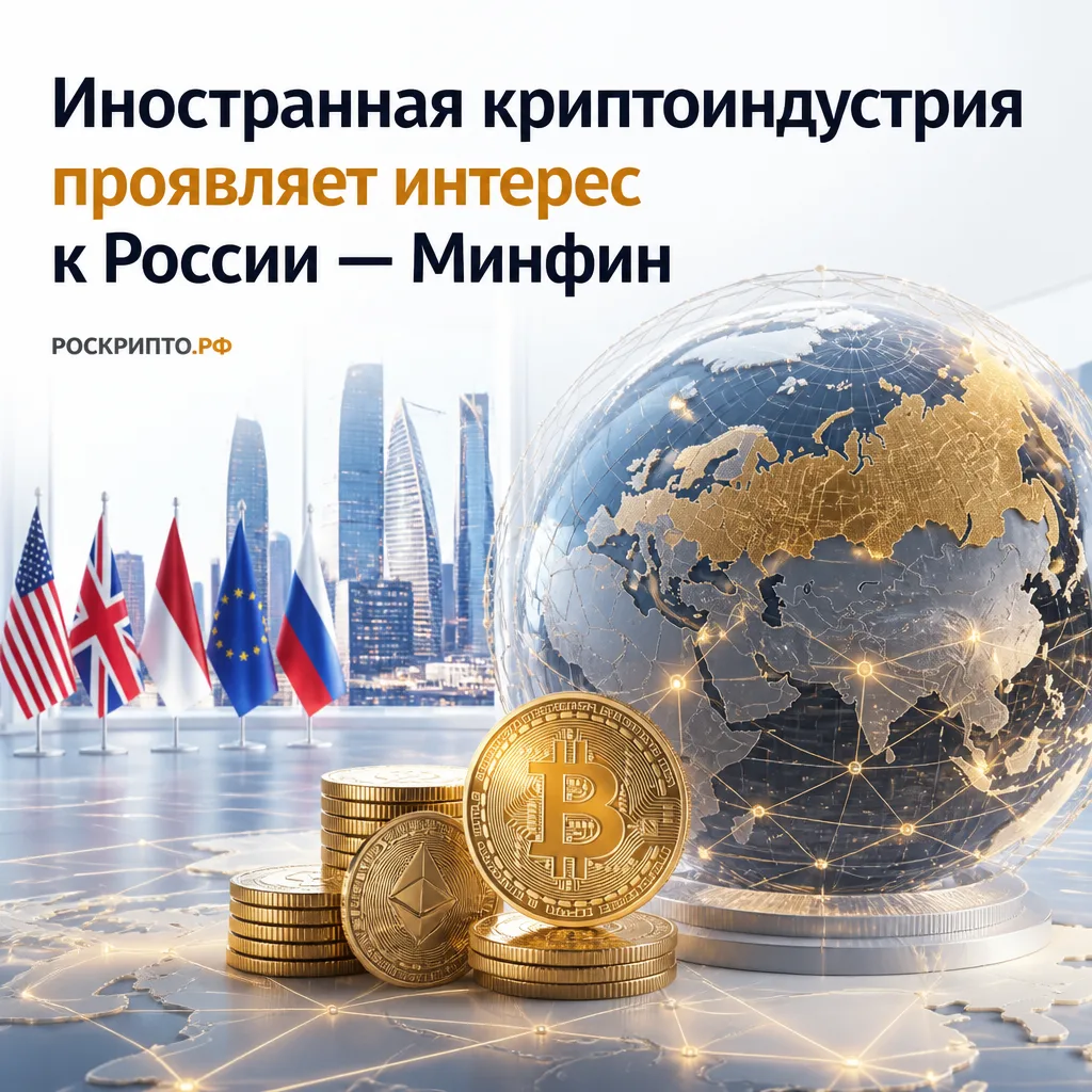 📊 Иностранная криптоиндустрия проявляет интерес к России — Минфин
