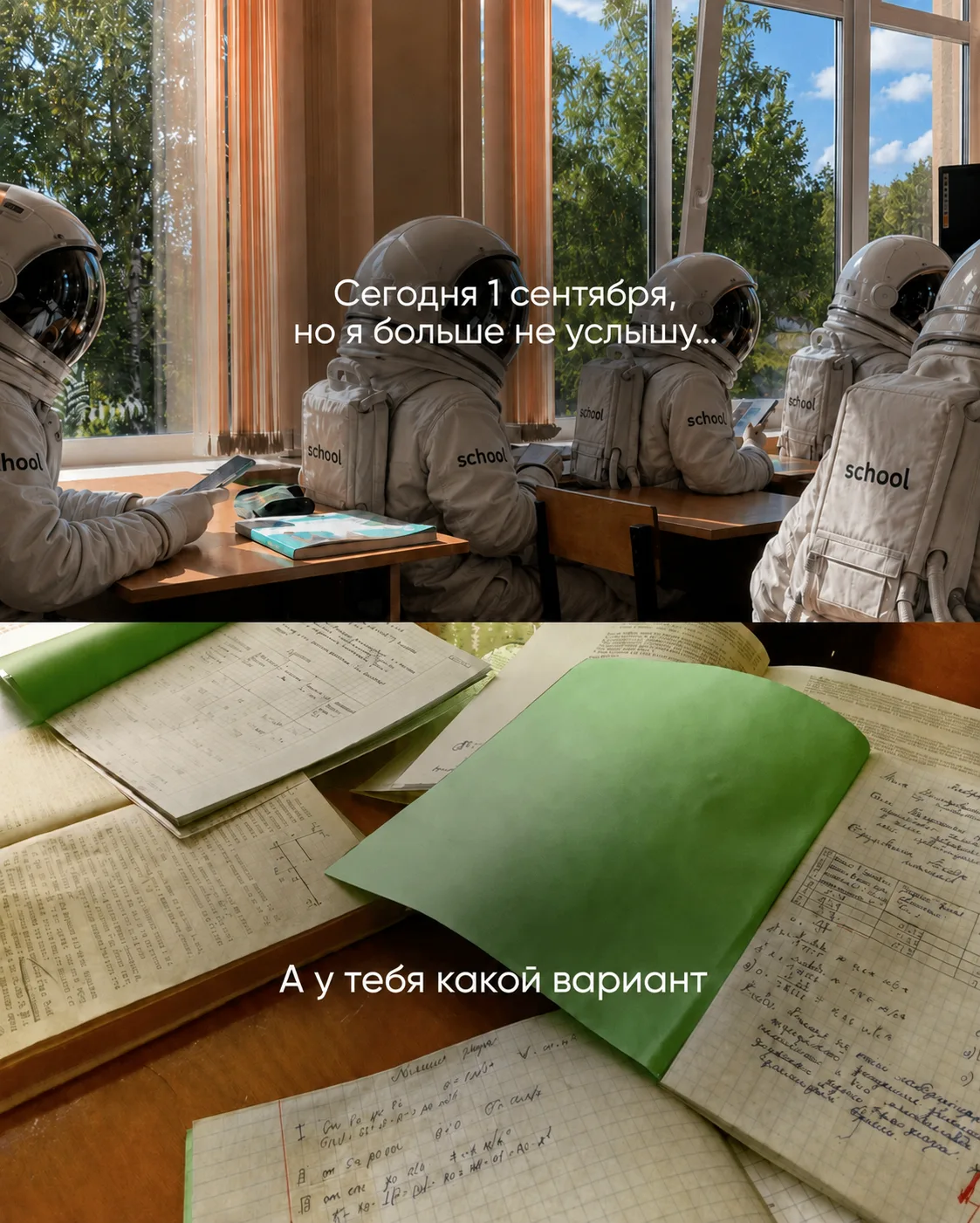 Сегодня тот самый день, который начинается слишком рано, пахнет новыми тетрадями, школь...