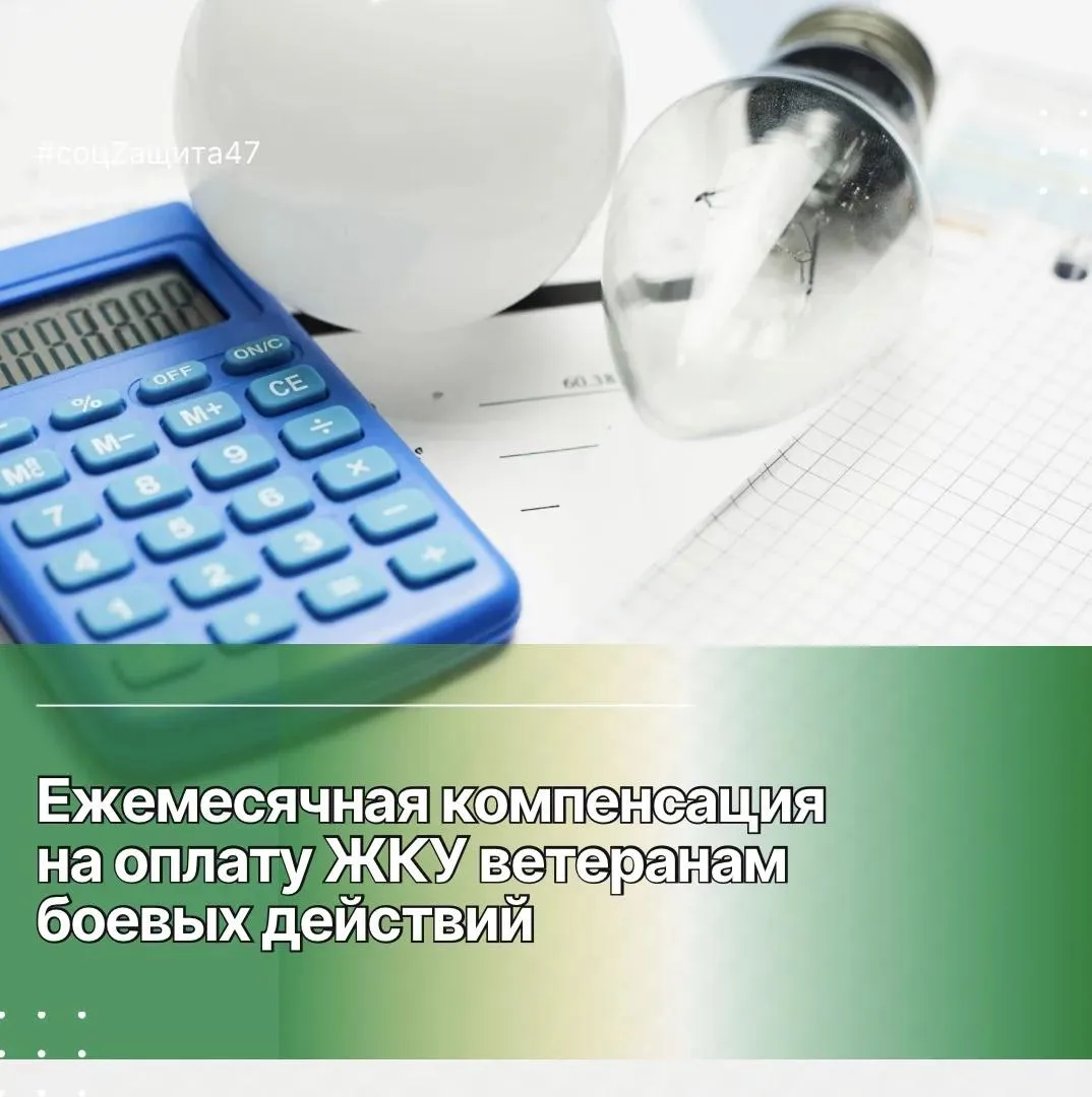 В Ленинградской области ветеранам боевых действий предусмотрена ежемесячная денежная ко...