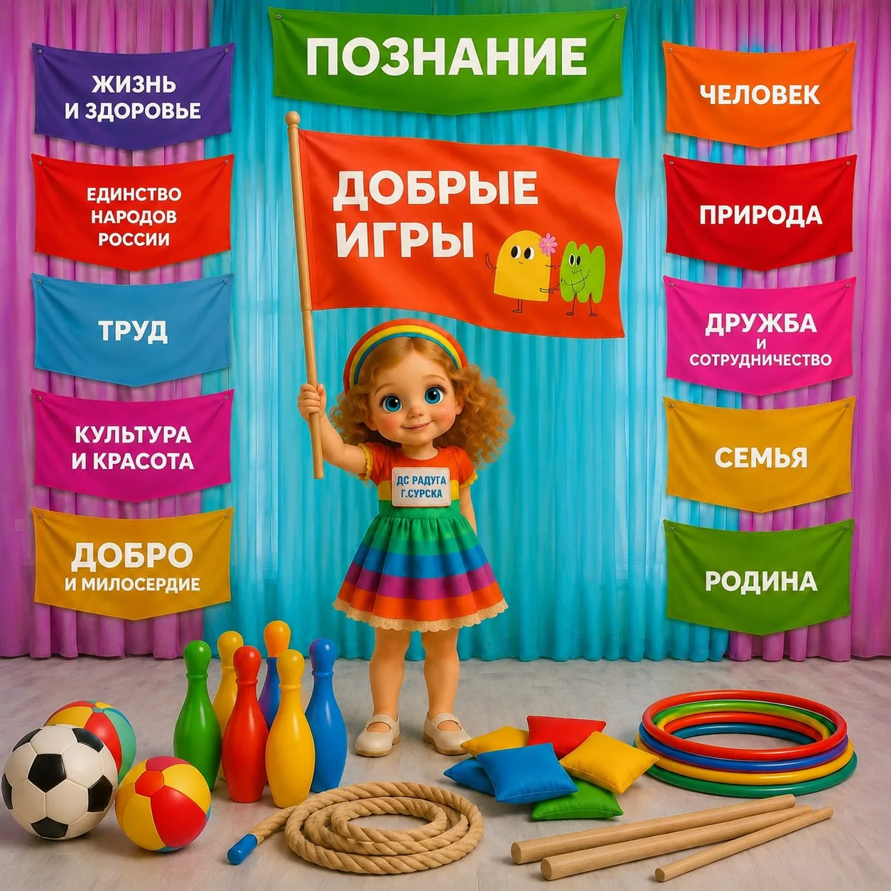 🌟 С 1 сентября запускаем проект "Добрые игры"! 🎈
