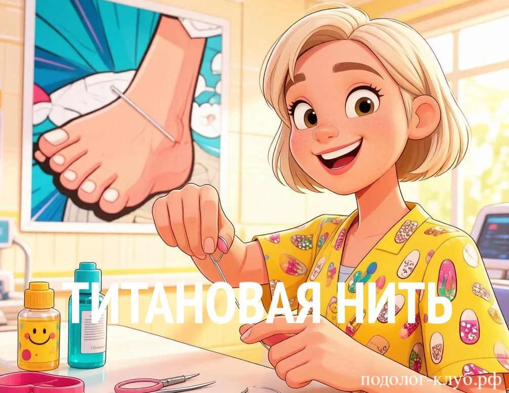 Титановая нить для ногтей: коррекция без операции — и без драмы! 🦶Устали от вросшего и...