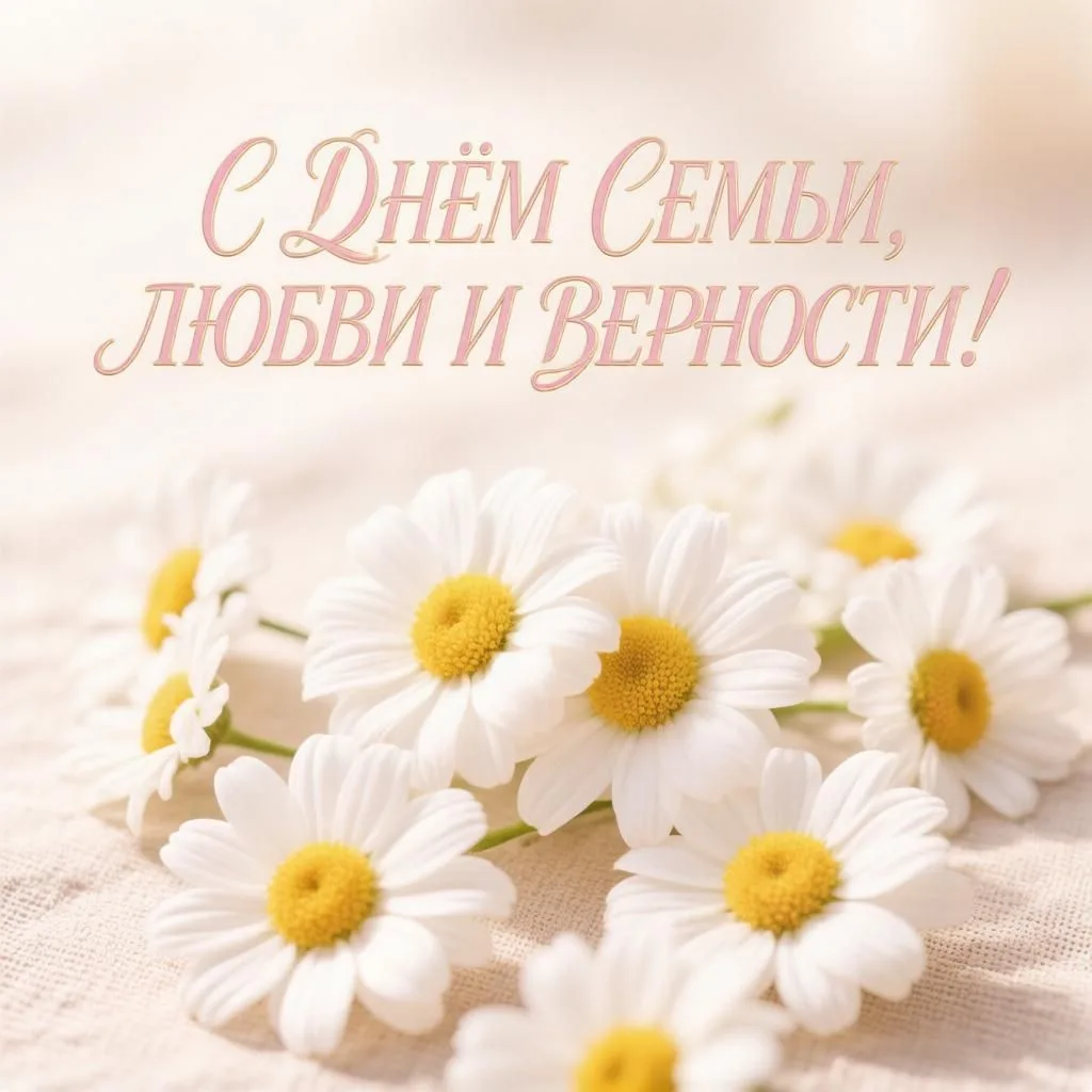 С днём семьи, любви и верности!❤️