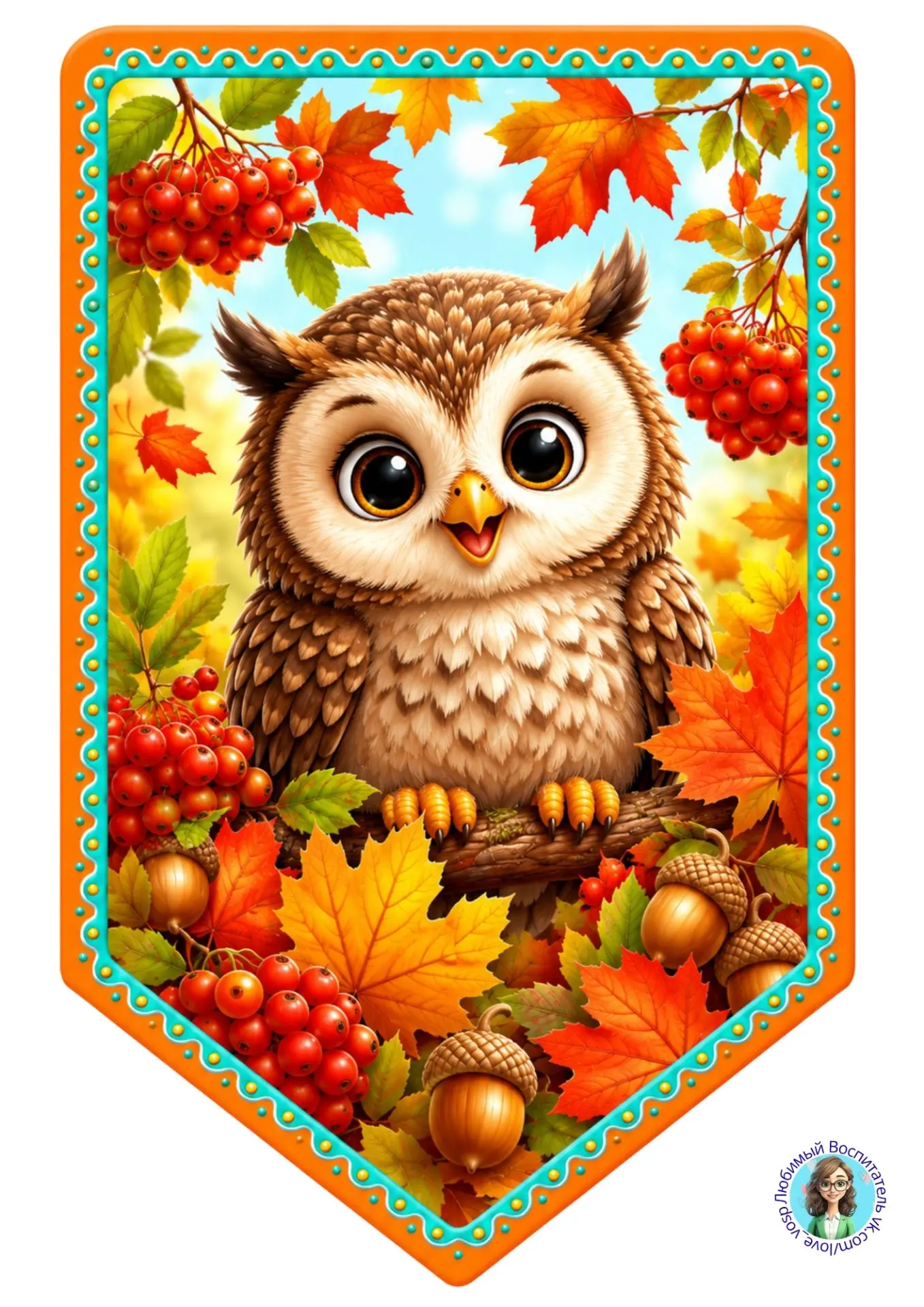 Осенние флажки🍂