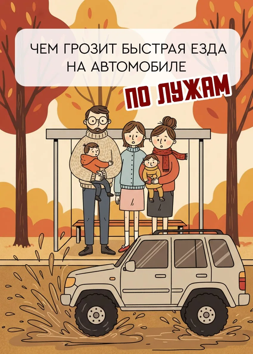 Дождь и лужи на дороге — не просто дискомфорт, а угроза безопасности.   Даже опытный водитель может 