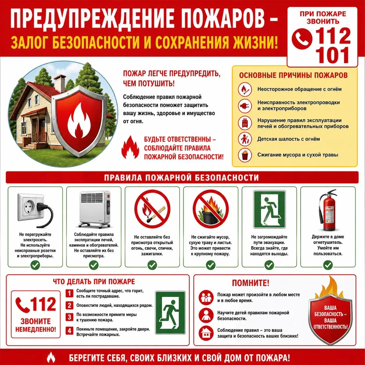 Безопасность жителей — наш приоритет.