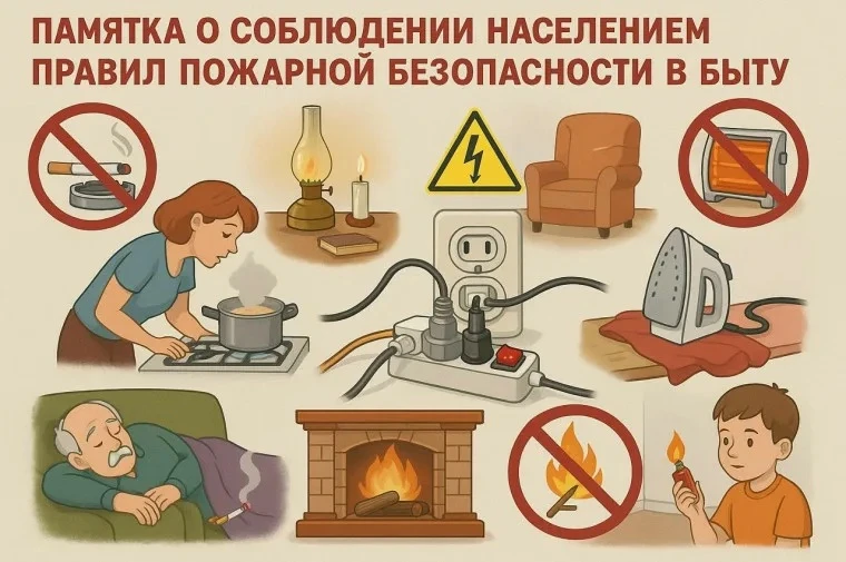 Администрация города Суджа информирует о необходимости строгого соблюдения правил пожар...