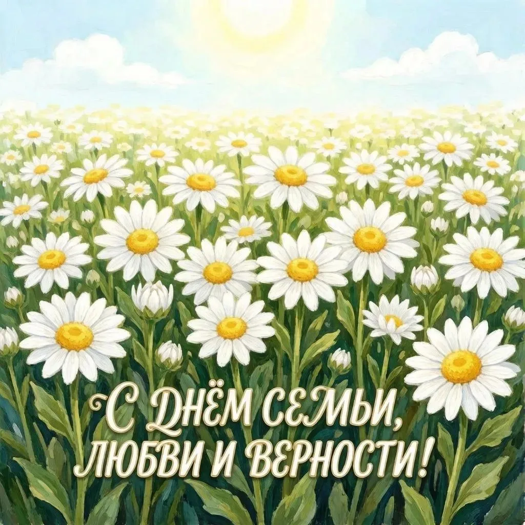 Сегодня светлый праздник — День семьи, любви и верности 🌼🌼🌼
Этот день напоминает нам о главном со
