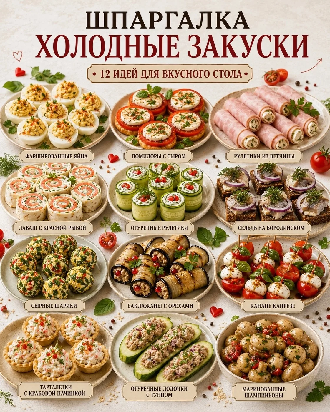 Холодные закyски