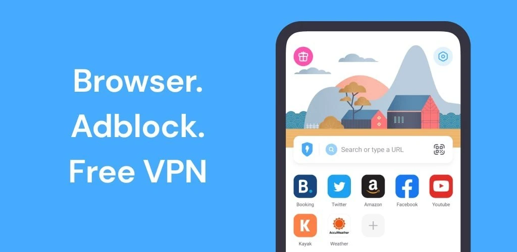 Aloha Browser Turbo - это полноценный бесплатный веб браузер с VPN. Пользуйтесь быстрым...