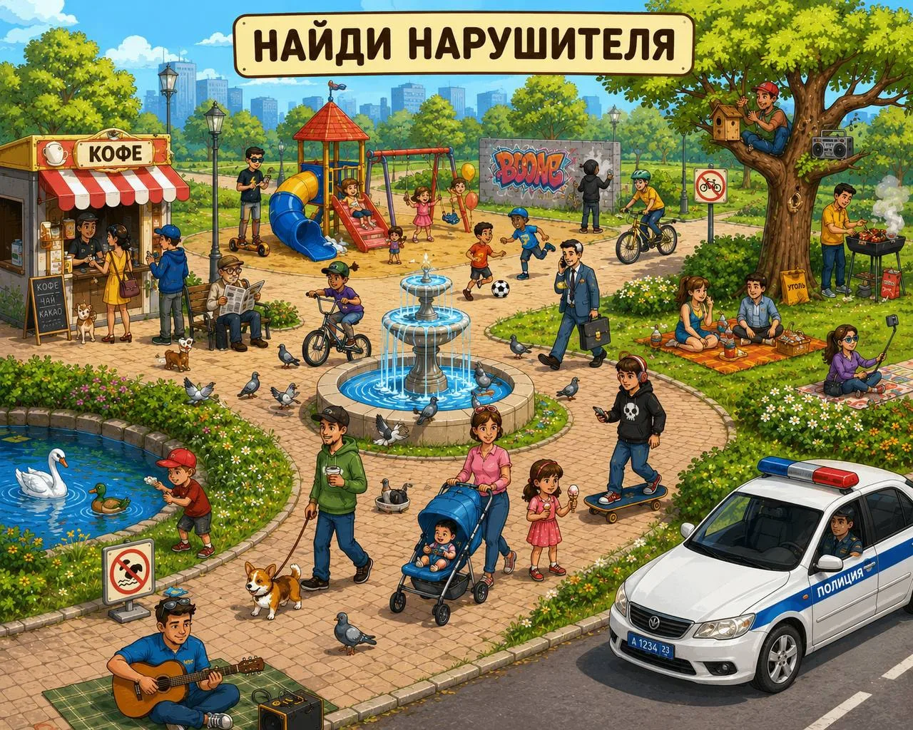 👀 Найди нарушителя!