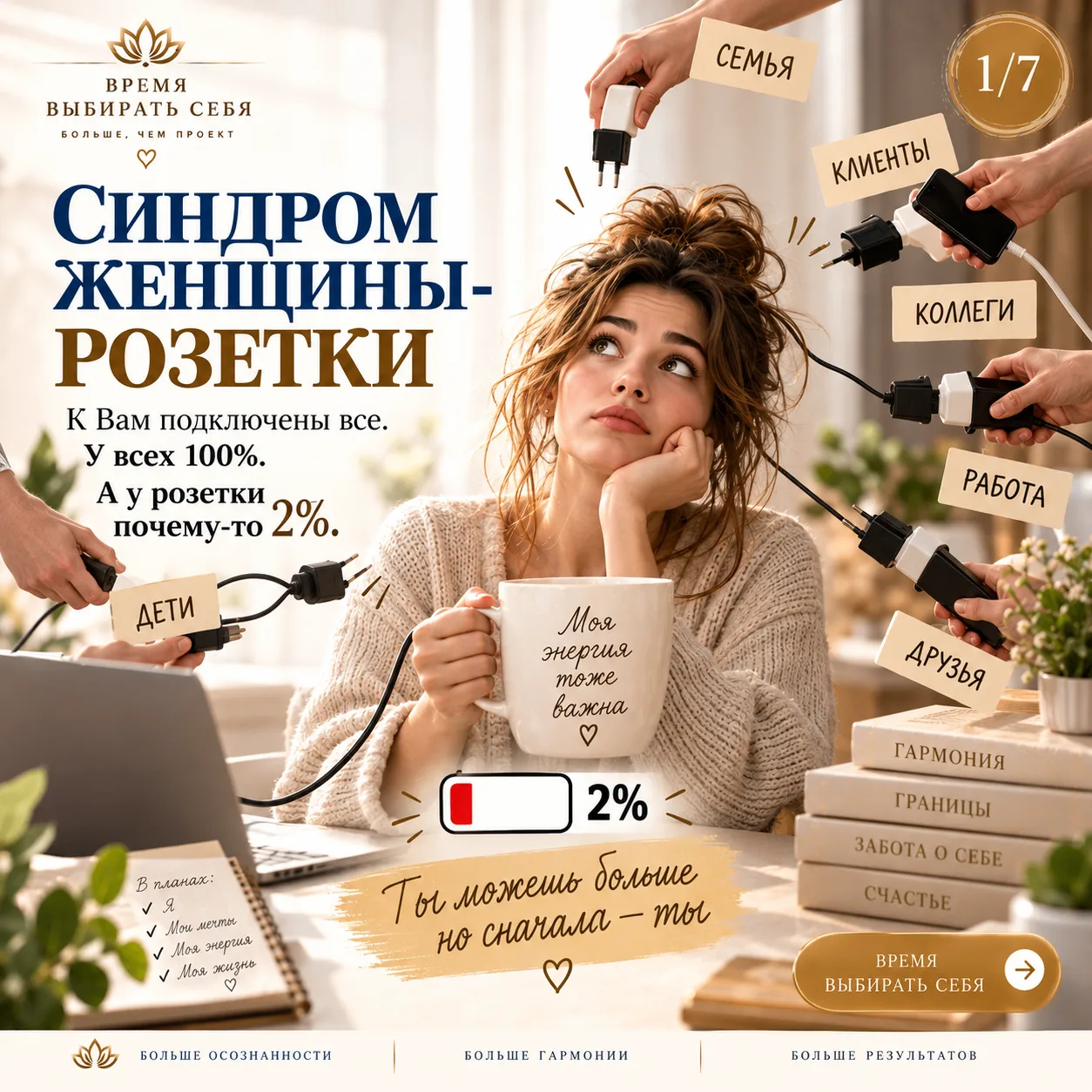 Женщина-розетка - универсальная модель😄