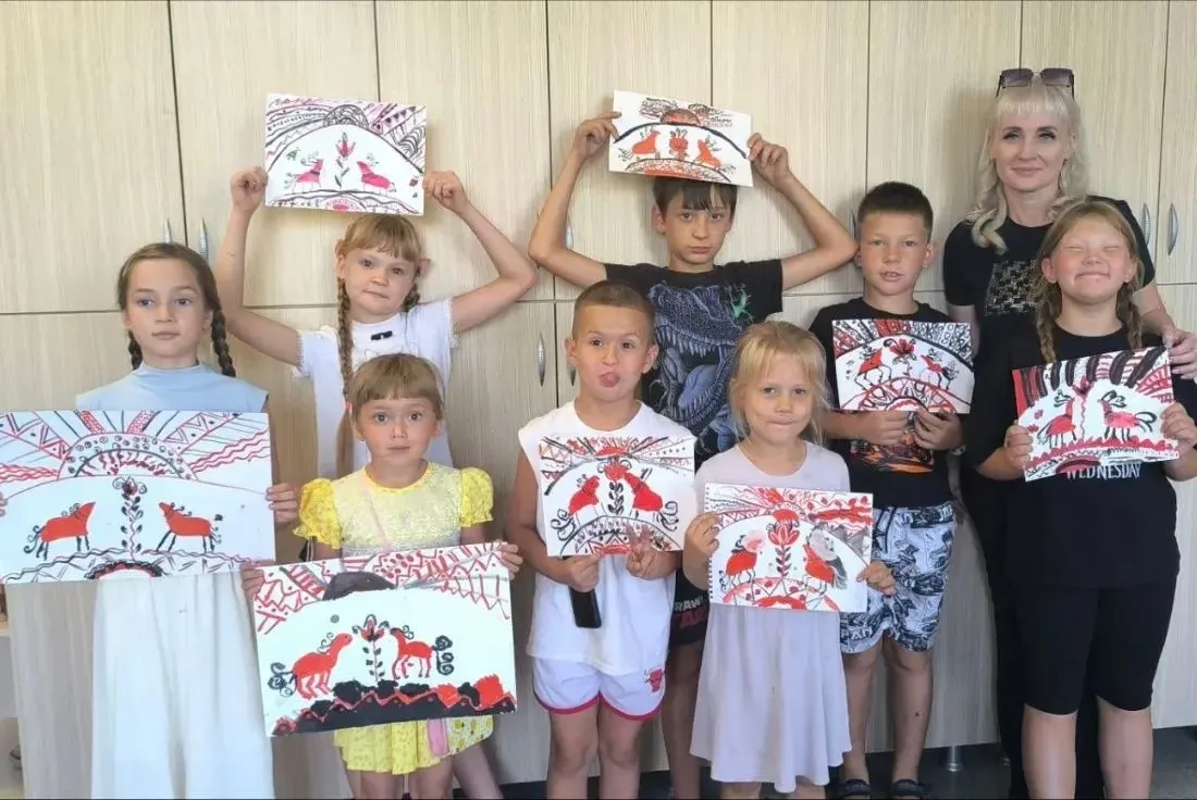 🎨 МАСТЕР‑КЛАСС «МЕЗЕНСКАЯ РОСПИСЬ» 🎉