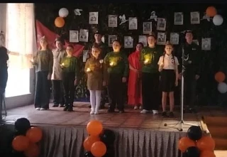 В Семимаяченского СК прошла патриотическая акция "Свеча памяти".