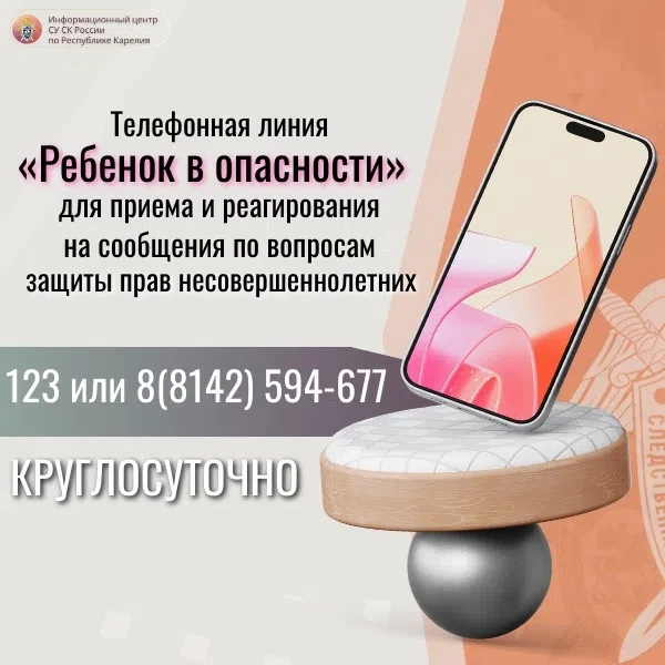 Информационный центр СУ СК России по Республике Карелия в проекте #КаналыСвязи напоминает о работе к