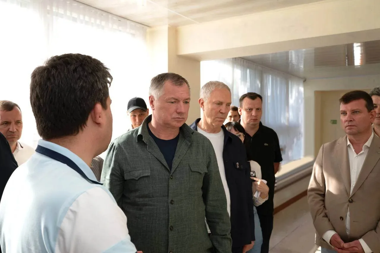 📍 Марат Хуснуллин завершил рабочую поездку по Донбассу и Новороссии, где финальной точ...