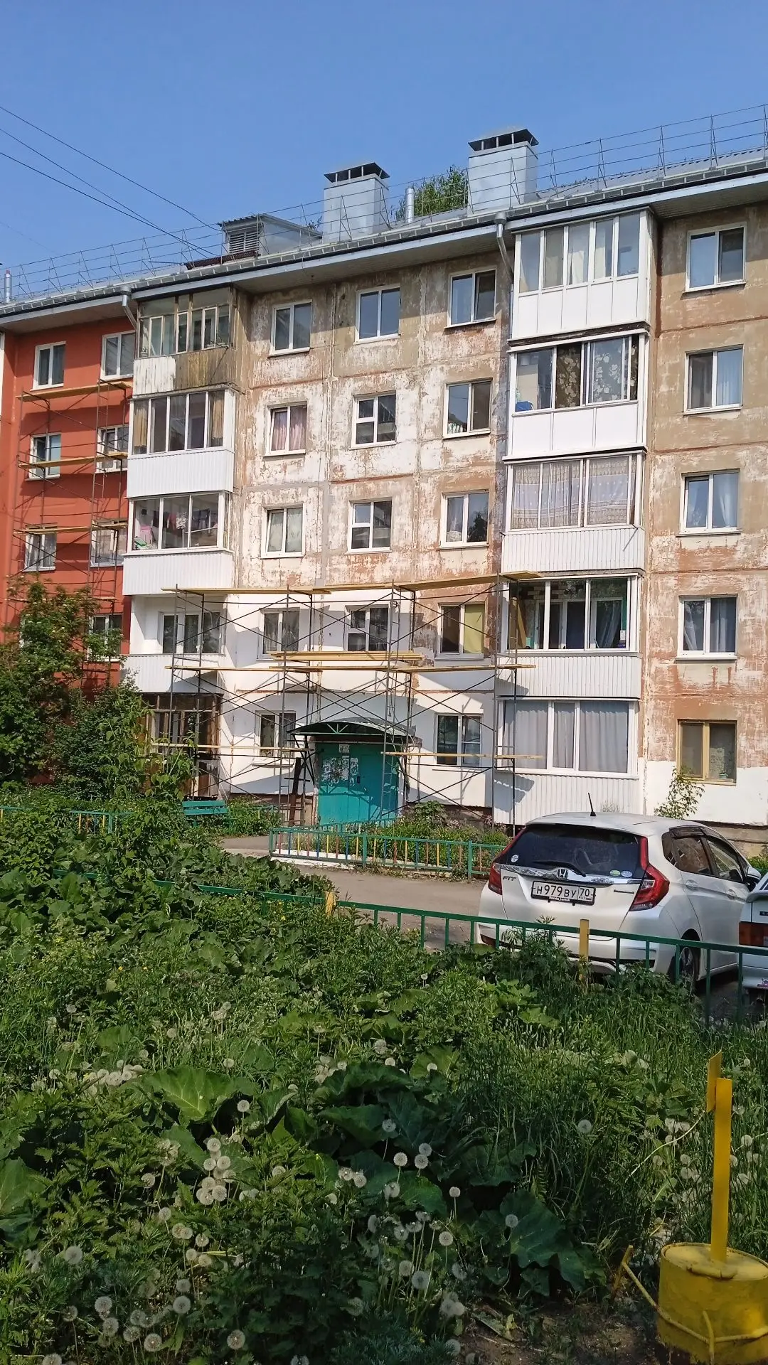Ремонт фасада.