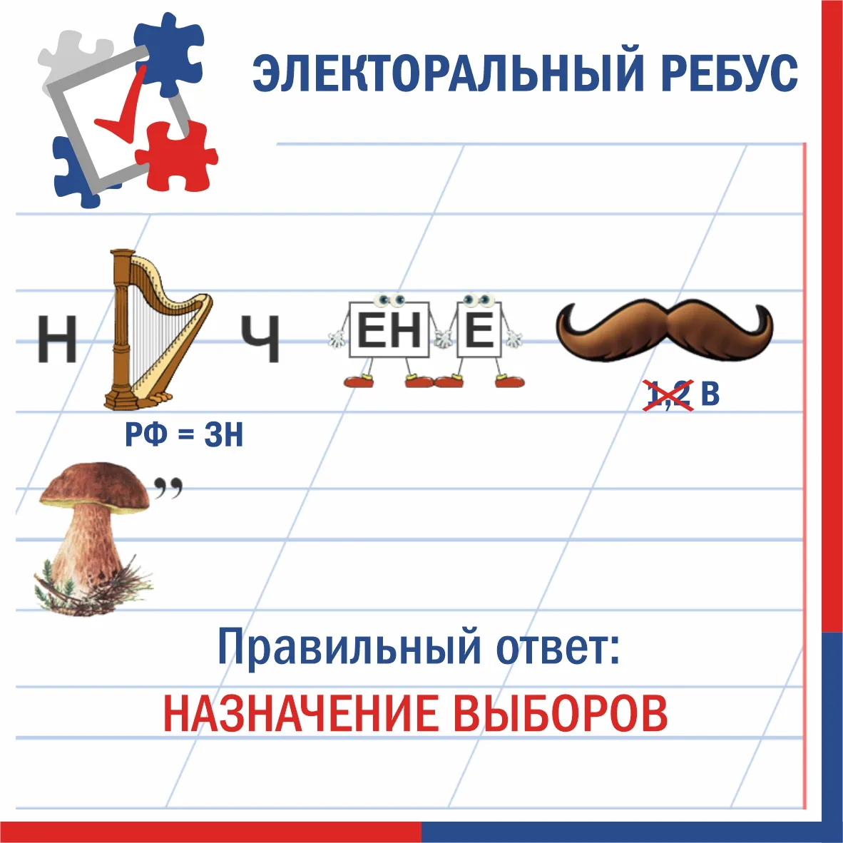 ✅ «Электоральный ребус» завершает свою работу. 

Мы закрываем рубрику, но открываем дверь в новый, б