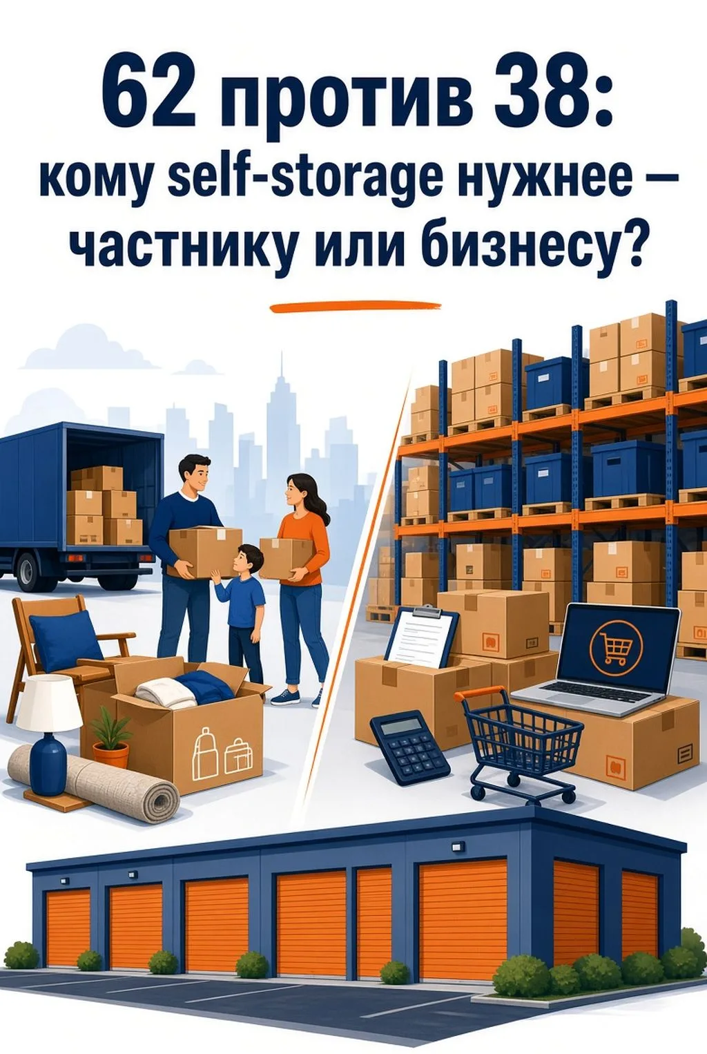 62 против 38: кому self-storage нужнее — частнику или бизнесу?