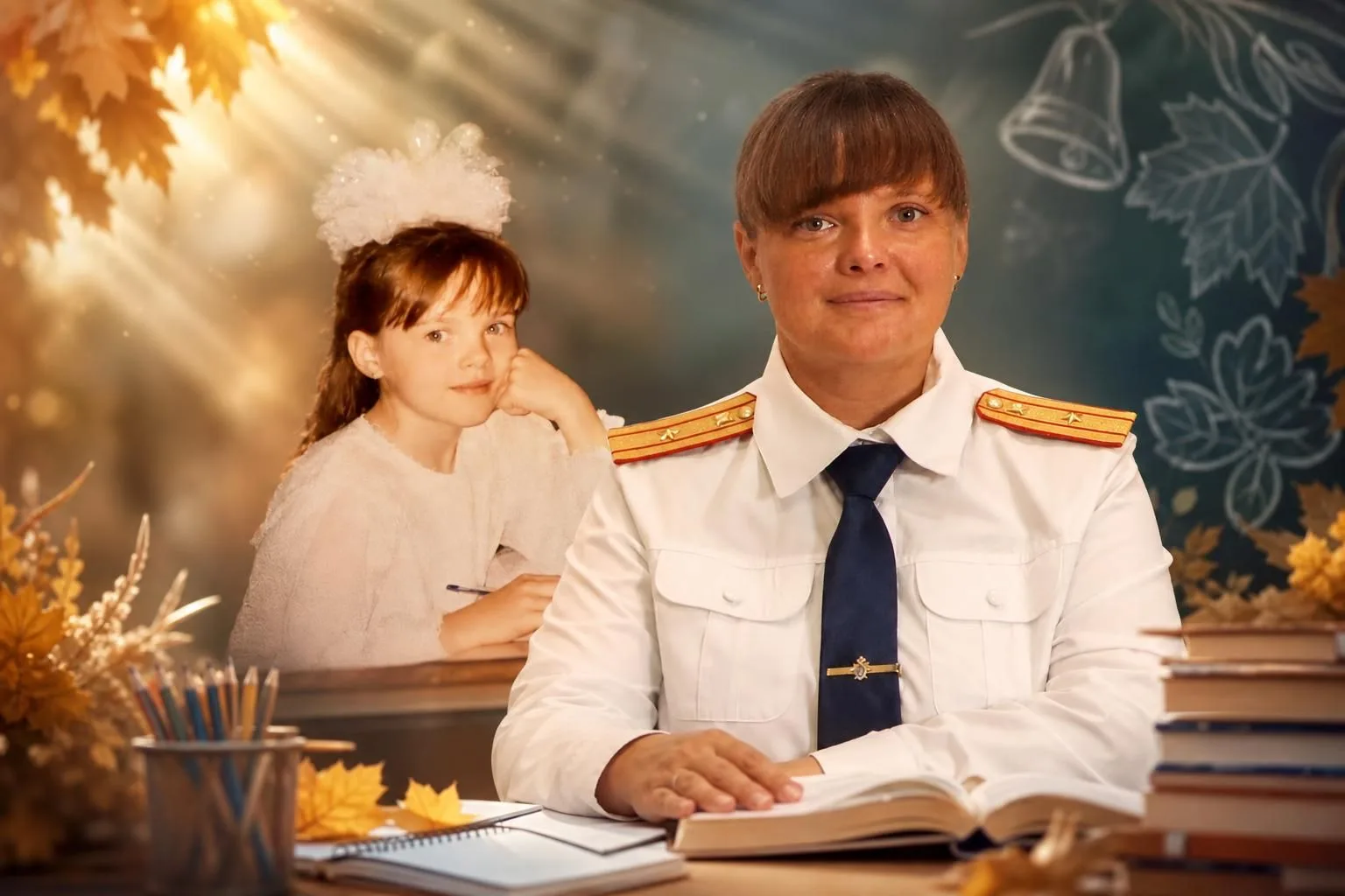 Фотопроект "Мое первое сентября" продолжает следователь по особо важным делам первого о...