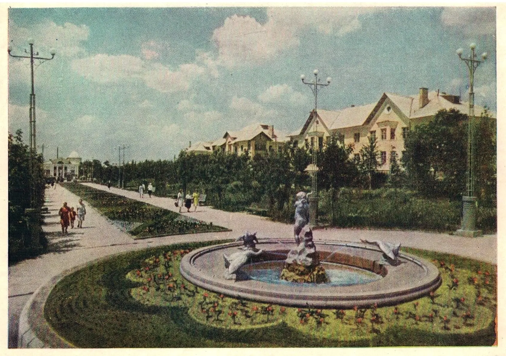 Проспект Мира на открытке 1957 года.